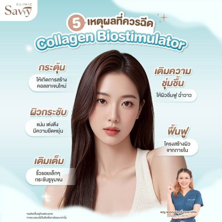 5เหตุผลที่คสรฉีดCollagen Biostimulator